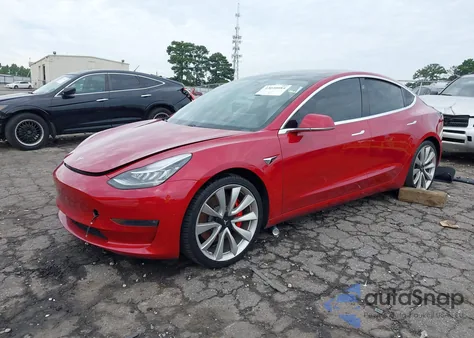 2020 Tesla Model 3 Performance Dual Motor All-Wheel Drive from USA, damaged, VIN 5YJ3E1EC9LF742426